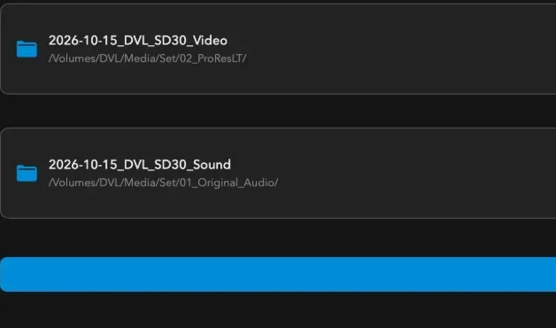 Video and sound folders added in MalibuSync